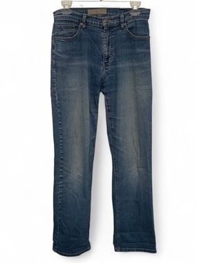 Vintage Christopher Blue Straight-Leg Denim Blue Jeans